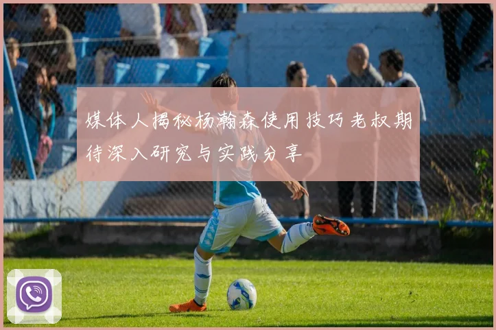媒体人揭秘杨瀚森使用技巧老叔期待深入研究与实践分享